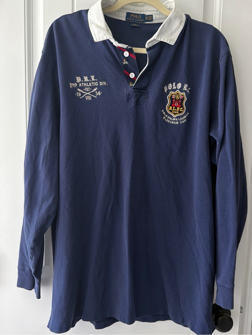 Polo by Ralph Lauren Men’s Long-Sleeve Rugby Shirt - Navy